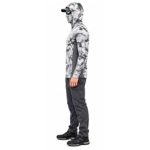 Camisas de Pesca con Capucha de Manga Larga, Diseño de Camuflaje a Contraste, Sublimadas, Transpirables, con Protección Solar - Product Image 4