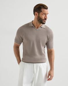 Suéter de Diseño Clásico para Hombre, Ropa de Lujo, Prenda de Punto, Cuello Polo de Cachemira, Jersey de Lana y Cachemira, Camisa Polo Tejida para Hombre - Product Image 4