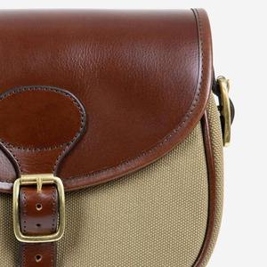 Elegante bolsa de almacenamiento de cartuchos de cuero, correa de hombro ajustable hecha a mano para exteriores, para uso en viajes de camping y senderismo - Product Image 3