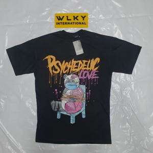 เสื้อยืดผู้ชายสั่งทำพิเศษ พิมพ์ลายพัฟหลากสี ระบายอากาศได้ดี เนื้อผ้าหนา 230 GSM - Product Image 1