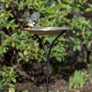 Bain d'oiseaux en laiton design, pour jardin extérieur, résistant à la rouille, décoratif, fait main, de qualité supérieure. - Product Image 2