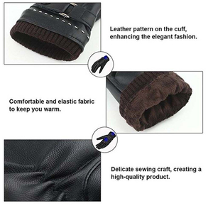 Fashion Leather <b>Gloves</b> Outdoor Warm <b>Touch</b> <b>Screen</b> <b>Gloves</b> Driving in Wholesale Price Safety Fancy <b>Gloves</b> - Product Image 4