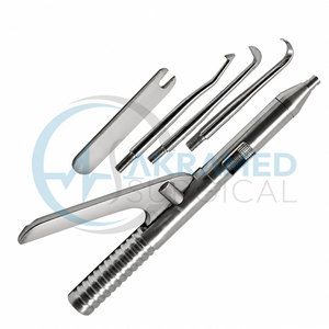 Kit de pistolet de retrait automatique de couronnes dentaires de haute qualité avec 5 embouts en acier inoxydable, instrument de restauration manuel certifié CE ISO - Product Image 5
