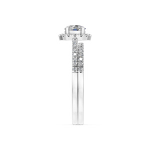 Anillo de Plata 925 con Diamante de Laboratorio para Mujer, Certificado IGI, RJC, ODM, OEM, Fabricante de Joyería Fina Ética, Venta al Por Mayor E201091_WB300925 - Product Image 3