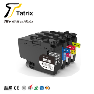 Tatrix-Cartucho de tinta LC406XL LC406 para <span class=keywords><strong>Brother</strong></span>, cartucho de tinta compatible con <span class=keywords><strong>Brother</strong></span>, 2 uds./caja, 20 Uds./caja - Product Image 1