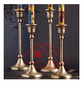 Luxury Home Tabletop <b>Decorative</b> Metal Candle Holder And Candle Stand Wedding Candle Arrangements <b>Decorations</b> - Product Image 1