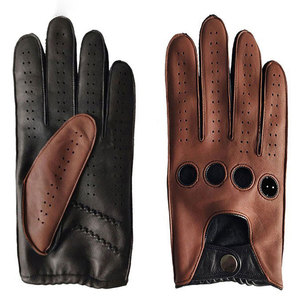 Wholesale Winter Fashion Customized unisex Luxury Touch Screen Men Motorcycle Car Drive Genuine cowhide Leather Driving <b>Gloves</b> - Product Image 1