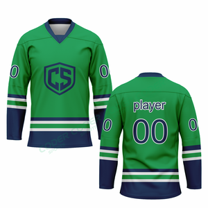 Maillot de hockey pour homme 2026, style hip-hop vintage, col en V, 100 % polyester, séchage rapide, antibactérien, lettres brodées, qualité supérieure - Product Image 2