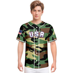 Camisetas de Béisbol de Tela de Poliéster Heritage con Sensación Auténtica y Costuras Reforzadas para una Larga Duración Tradicional - Product Image 3