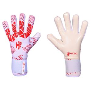 Gants de gardien de but professionnels personnalisés, contact en latex sur la paume avant, contact en latex sur le dos de la main, enveloppe de pouce en silicone injecté, languette en caoutchouc - Product Image 1