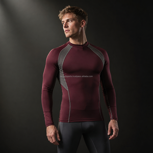 Camiseta Deportiva Alternativa de Compresión para Hombre, Camiseta de Running de Secado Rápido, Ropa Deportiva Personalizada OEM - Product Image 6