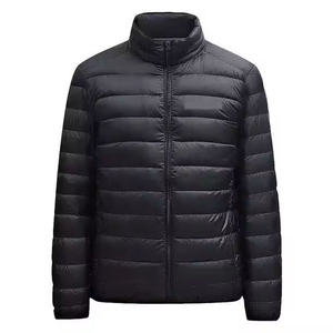 Custom <b>Men</b>’s Winter Puffer Jacket Lightweight Warm Breathable Polyester Casual <b>Coat</b> <b>Long</b> Sleeve Plus Size - Product Image 3