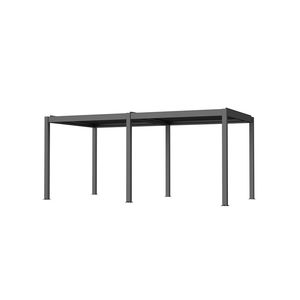 Pergola Elettrica con Lamelle Orientabili 2-in-1, Illuminazione LED e Telecomando, Decorazione per Interni ed Esterni, Tettoia con Luci LED - Product Image 1