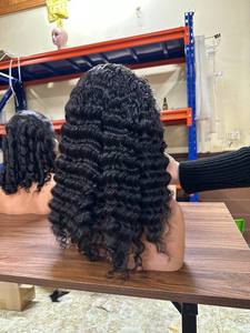 Cheveux humains pleine dentelle perruque vague profonde non traitée vierge perruque vietnamienne pour les femmes noires bouclés pleine dentelle perruque de cheveux humains - Product Image 6