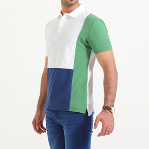 Fabricante de polos de manga corta para hombre con logotipo personalizado, camisas transpirables al por mayor - Product Image 6
