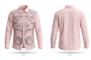 Chemises habillées boutonnées modernes et élégantes de haute qualité, imprimées sur mesure, vente en gros, chemises de travail personnalisées pour le bureau - Product Image 5