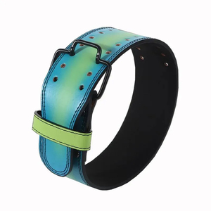 Ceintures de musculation en cuir PU durable avec impression dégradée en PVC, équipement de protection pour entraînement croisé, vêtements de sport, ceintures de levage de poids - Product Image 3