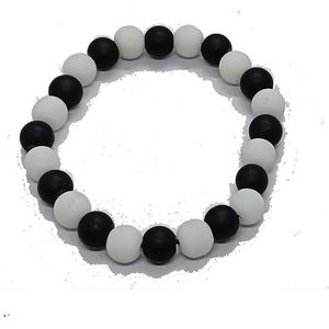 High Quality white Black Karungali Crystal Bead Bracelet Romantic Gift Fashion Charm Jewelry for Men Women Energy Meditation - Product Image 5