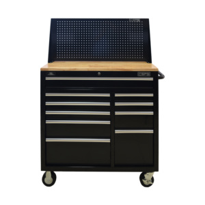 Gabinete de Herramientas de Acero para Garaje de 104 cm con 10 Cajones, Soporte OEM, Almacenamiento con Ruedas, Capacidad de Carga de 680 kg, Sistema de Cierre con Llave - Product Image 4
