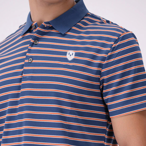 Polos de Hombre con Logotipo Bordado Personalizado de Alta Calidad, Precio de Fábrica, Polos de Golf Lisos de Poliéster y Algodón para Hombre - Product Image 6