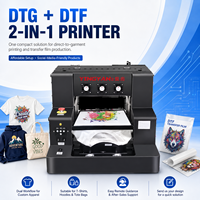 Imprimante hybride DTF DTG 3250D A3 320x500mm XP600, machine d'impression numérique de vêtements pour t-shirts en coton et polyester