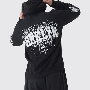 Nuevo Chándal Deportivo para Hombre, 100% Algodón, de Alta Calidad, Forro Polar Grueso, Holgado, Personalizado, Estilo Urbano - Product Image 5