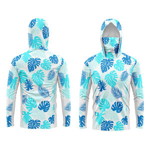 เสื้อเชิ้ตป้องกันแสงแดดสีพื้นสำหรับผู้ชาย UV SPF UPF 50+ แขนยาว ป้องกันผื่นแดง เหมาะสำหรับตกปลา วิ่ง แห้งเร็ว น้ำหนักเบา - Product Image 5