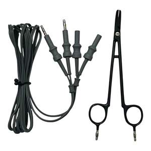 Tijeras Bipolares Curvas para Disección, Juego de Instrumentos Quirúrgicos de Acero, Manuales, para Disección de Tejidos Finos - Product Image 2
