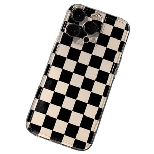 Funda Protectora para Teléfono Móvil de TPU, Diseño de Dibujos Animados, Color Blanco y Negro, Resistente a Golpes y Agua, para iPhone 11-12-13-14-15-16 - Product Image 2