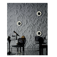 Panneau mural décoratif écologique en WPC Stonework, gris et blanc, revêtement de plafond, nouveau design de couleur, nouveau style de panneau mural
