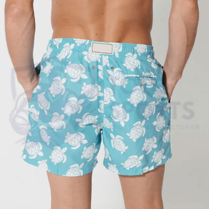 Short de bain pour homme respirant, haute performance, imprimé sur mesure, design tendance, léger, nouvelle arrivée, doux, pour l'été - Product Image 6