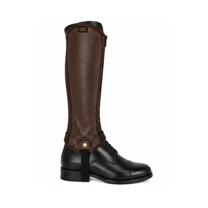 Polainas de Cuero Premium para Montar a Caballo, Protección Ecuestre para Piernas, Equipo de Entrenamiento para Hombres y Mujeres - Product Image 5