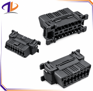Conector Automotriz 179631-1 de 16 Pines Macho/Hembra con Contactos de Cobre y Carcasa de Nailon para Reparación de Arnés de Cables - Product Image 1