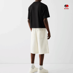 Camiseta Clásica para Hombre de Alta Calidad, Transpirable y 100% Algodón, Logotipo Personalizado, Venta al Por Mayor Directa de Fábrica - Product Image 3