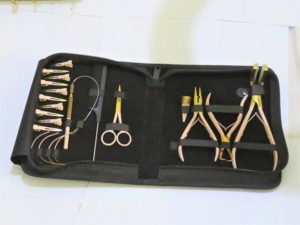 Premium Stainless Steel Micro <b>Bead</b> Extension <b>Kit</b> Pliers Tape Pressing Tool Nano <b>Bead</b> Closing Crimping Tool Teeth Loop - Product Image 2