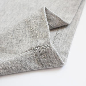 Men's Gray Cotton Crew Neck Short Sleeve Casual <b>T</b>-<b>Shirt</b> Plain Dyed Summer Wear - Product Image 6