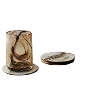 Sous-verres de thé en corne de vaisselle de qualité indienne pour la maison et le restaurant - Product Image 1