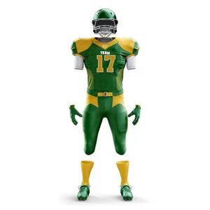 Uniformes de fútbol americano Equipos de clubes Diseño de logotipo gratuito Impresión de transferencia de calor personalizada Bordado Corto Absorbe la humedad UV - Product Image 1