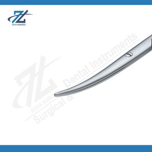 Ciseaux dentaires TC droits et courbés, aiguisés/à bout arrondi, en carbure de tungstène, instruments chirurgicaux, ciseaux opératoires dentaires en acier inoxydable - Product Image 2
