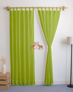 Nouvelle collection de rideaux en coton 100% couleur unie, respirants, durables, style farmhouse et contemporain - Product Image 2