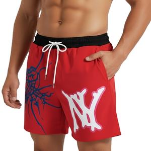 Pantalones Cortos Deportivos Personalizados para Hombre, Cintura Media, 100% Algodón, Secado Rápido, Transpirables, Elásticos, Impresión Digital, para Entrenamiento de MMA, Uso Casual, OEM - Product Image 4