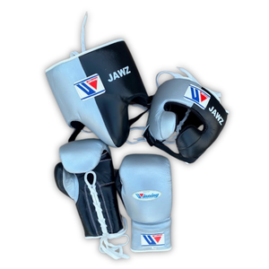 Gants de MMA personnalisés à lacets pour l'entraînement et le sparring, ensemble de boxe en cuir de vachette, casque de protection, protège-gland, arts martiaux, vente en gros OEM - Product Image 1