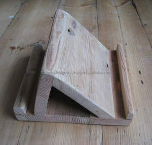 Porte-livres de cuisine en bois de style campagnard pour cuisines rustiques, apportant un charme naturel et un support pratique pour les recettes - Product Image 3