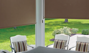 Exterior Zipper Shades Built-In Outdoor Blinds Premium Fabric Motorized Adjustable Weather Resistant Privacy Screen Eco-Friendly - Product Image 4