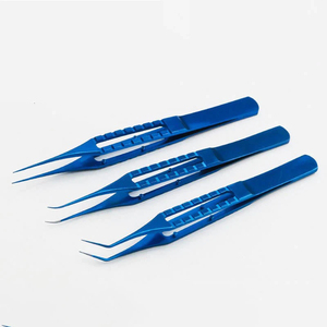 SUAVE SURGICAL INSTRUMENTS Pince à épiler pour cils en acier inoxydable de 10 mm avec pointes dentelées/lisses/échiquetées, conception antistatique - Product Image 6