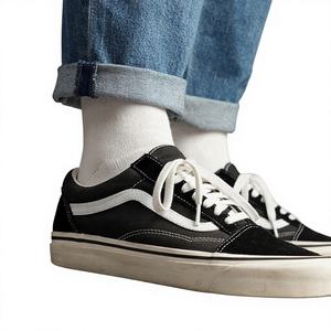 <b>Men's</b> Cotton Crew Thick Breathable <b>Dress</b> <b>Socks</b> Premium Classic Design Business Casual Korean Plain ODM - Product Image 2