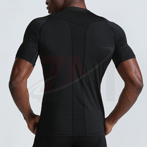 Camiseta de Compresión de Secado Rápido para Ejercicio y Actividades al Aire Libre, Camiseta Deportiva de Compresión Ligera y Elástica para Hombre - Product Image 3