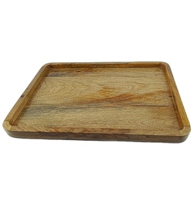100% Natural Handmade Wooden Tray ,wooden <b>Breakfast</b> Tray ,wooden Serving Tray - Product Image 1