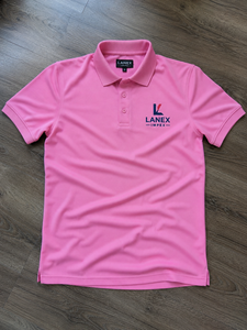 Polo rose personnalisé en gros |   Polo d'entreprise en polyester OEM ODM |   Polo de golf avec logo brodé pour le travail - Product Image 6