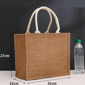 Bolsas de Yute Resistentes con Asas de Cuerda para Fácil Transporte - Product Image 1